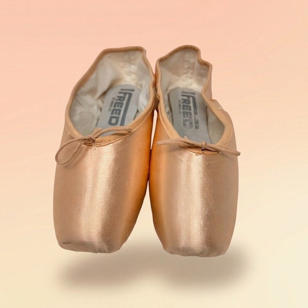 Freed of London Studios Pointe Shoes Ballet Pink Satin Size UK 4.5 D, US 6.5-7